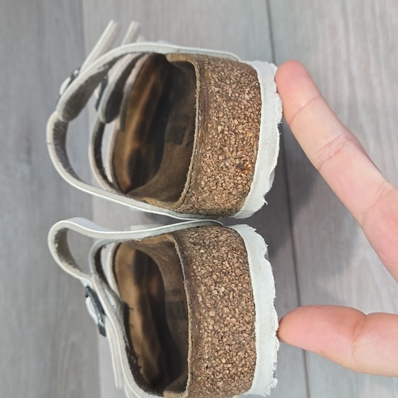 Birkenstock Women Floroda White Sandals Slide Flats Shoes Sz 37/6 Regular - Picture 6 of 11